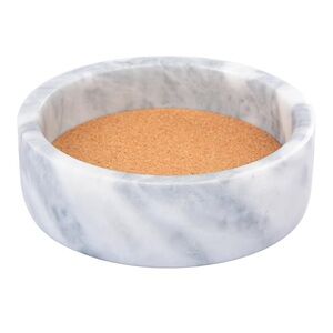 Marble Coaster with Cork Insert